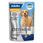 Ração Úmida Optimum Sachê para Cães Adultos Frango 100 g