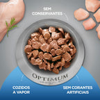 Ração Úmida Optimum Sachê para Gatos Adultos Castrados Frango 85 g