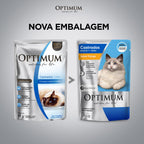 Ração Úmida Optimum Sachê para Gatos Adultos Castrados Frango 85 g
