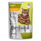 Ração Úmida Optimum Sachê para Gatos Adultos Frango 85 g