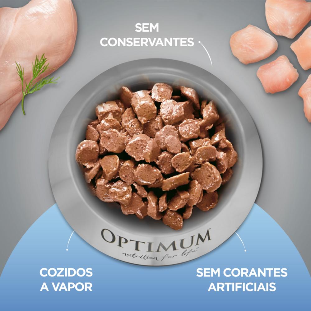 Ração Úmida Optimum Sachê para Gatos Adultos Manutenção de Peso Frango 85 g