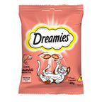 Petisco Dreamies Salmão Irresistível Gatos Adultos 40g