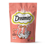 Petisco Dreamies Salmão Para Gatos Adultos 80 g