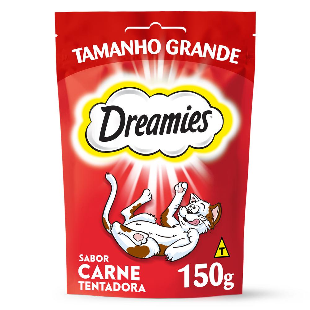 Petisco Dreamies Carne Tentadora Gatos Adultos 150g