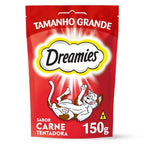 Petisco Dreamies Carne Tentadora Gatos Adultos 150g