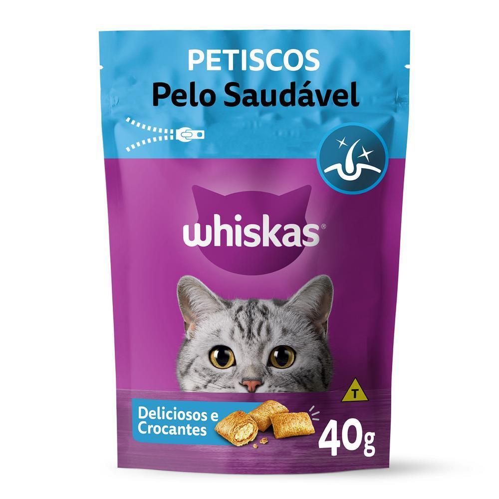 Petisco para Gatos Pelo Saudável Pouch Whiskas 40G