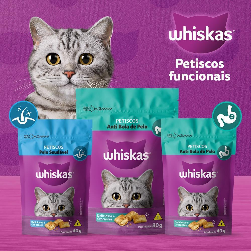 Petisco para Gatos Pelo Saudável Pouch Whiskas 40G