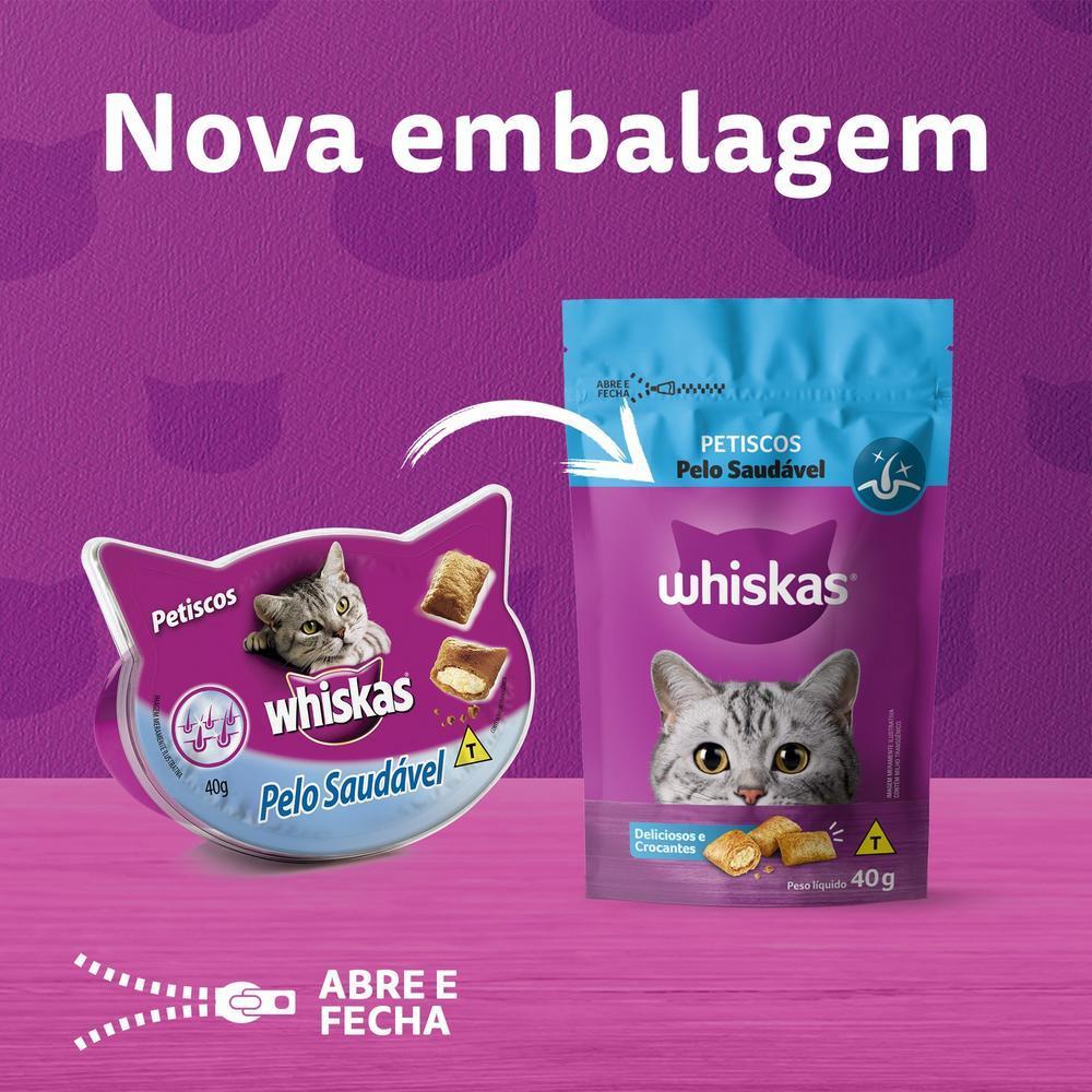 Petisco para Gatos Pelo Saudável Pouch Whiskas 40G
