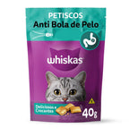 Petisco Whiskas Anti Bola de Pelo Para Gatos Adultos 40 g