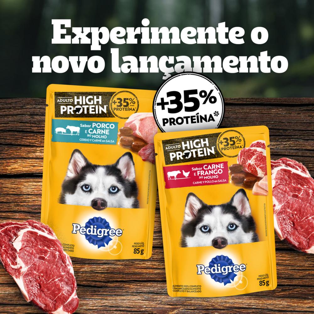 Ração Úmida Pedigree Sachê Carne ao Molho para Cães Adultos de Raças Pequenas 100 g