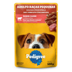 Ração Úmida Pedigree Sachê Carne ao Molho para Cães Adultos de Raças Pequenas 100 g