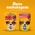 Ração Úmida Pedigree Sachê Carne ao Molho para Cães Adultos de Raças Pequenas 100 g
