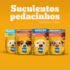 Ração Úmida Pedigree Sachê Carne ao Molho para Cães Adultos de Raças Pequenas 100 g