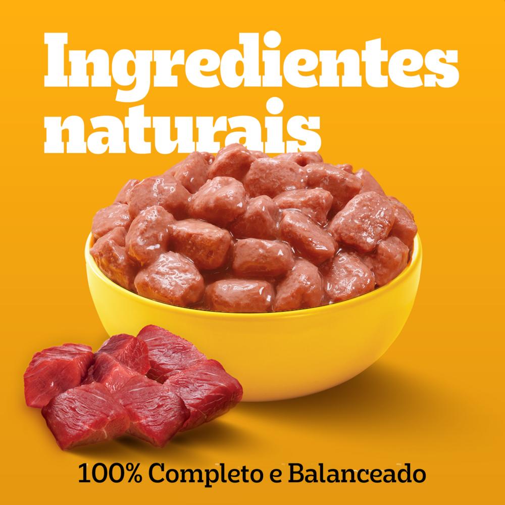 Ração Úmida Pedigree Sachê Cordeiro ao Molho para Cães Adultos de Raças Pequenas 100 g