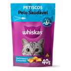 Petisco Whiskas Temptations (Pelo Saudavel) 40G