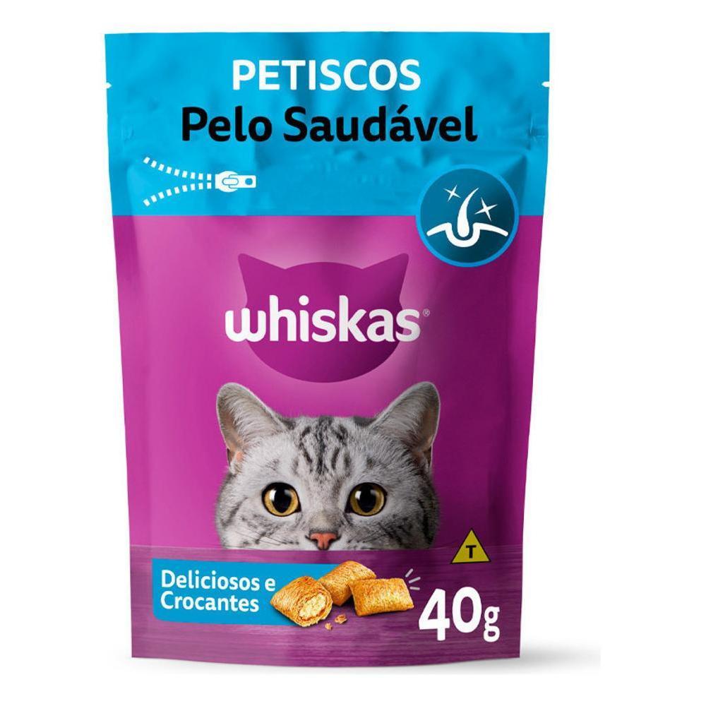 Petisco Whiskas Temptations (Pelo Saudavel) 40G