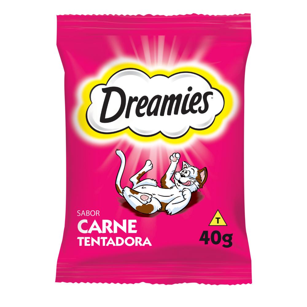 Petisco Dreamies Carne Tentadora Gatos Adultos 40g