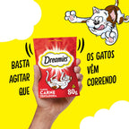 Petisco Dreamies Carne Tentadora Gatos Adultos 40g