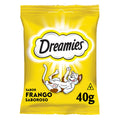 Petisco Dreamies Frango Saboroso Gatos Adultos 40g