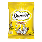 Petisco Dreamies Frango Saboroso Gatos Adultos 40g