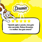 Petisco Dreamies Frango Saboroso Gatos Adultos 40g