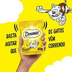 Petisco Dreamies Frango Saboroso Gatos Adultos 40g