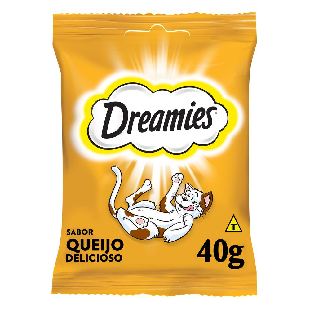 Petisco Dreamies Queijo Delicioso Gatos Adultos 40g