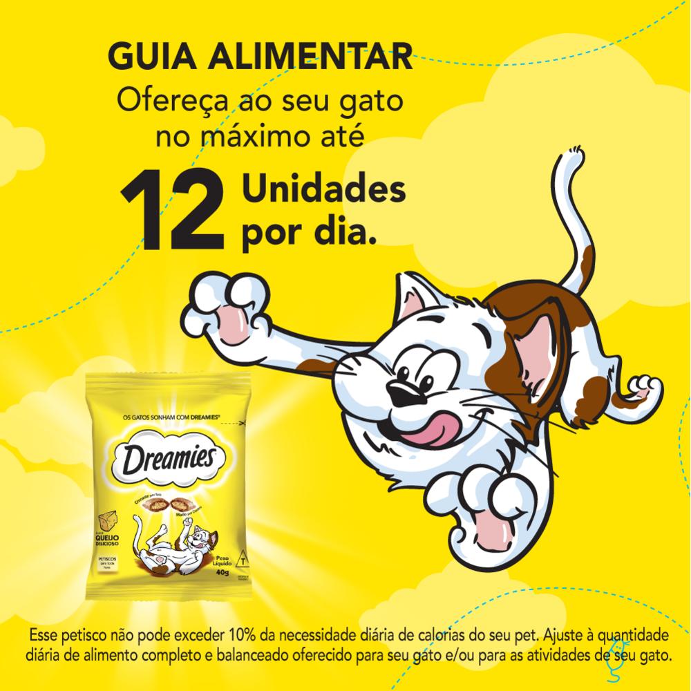 Petisco Dreamies Queijo Delicioso Gatos Adultos 40g
