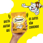 Petisco Dreamies Queijo Delicioso Gatos Adultos 40g