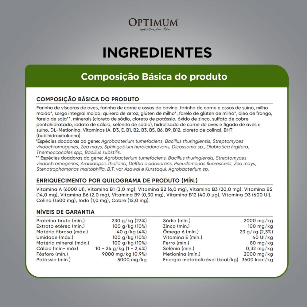 Ração Optimum para Cães Adultos Raças Pequenas e Minis Sabor Frango e Arroz 3kg