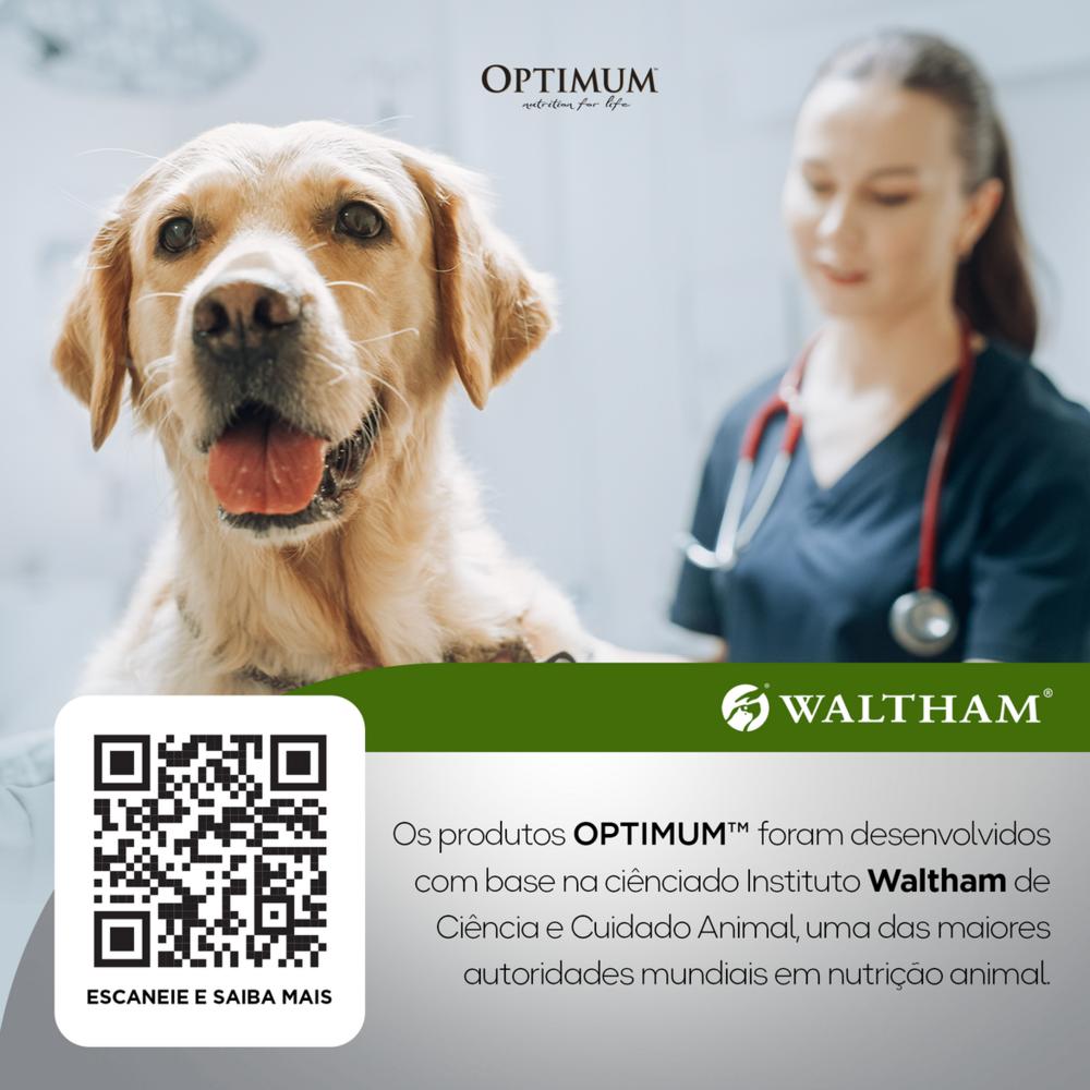 Ração Optimum para Cães Adultos Raças Pequenas e Minis Sabor Frango e Arroz 10,1kg