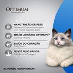 Ração Optimum para Gatos Adultos Castrados Sabor Frango 3kg