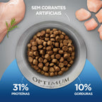 Ração Optimum para Gatos Adultos Castrados Sabor Frango 10,1kg