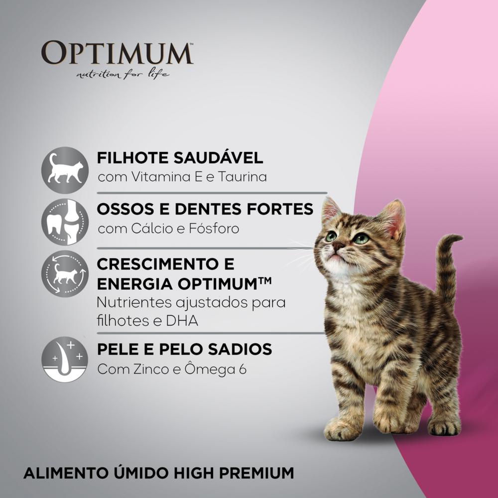 Ração Optimum para Gatos Filhotes Sabor Frango 3kg