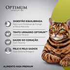Ração Optimum para Gatos Adultos Sabor Frango 10,1kg