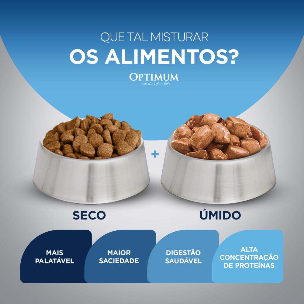 Ração Optimum para Cães Adultos Raças Médias e Grandes Sabor Frango e Arroz 15kg