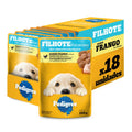 Kit Ração Úmida Pedigree Sachê Frango ao Molho para Cães Filhotes 18 Unidades