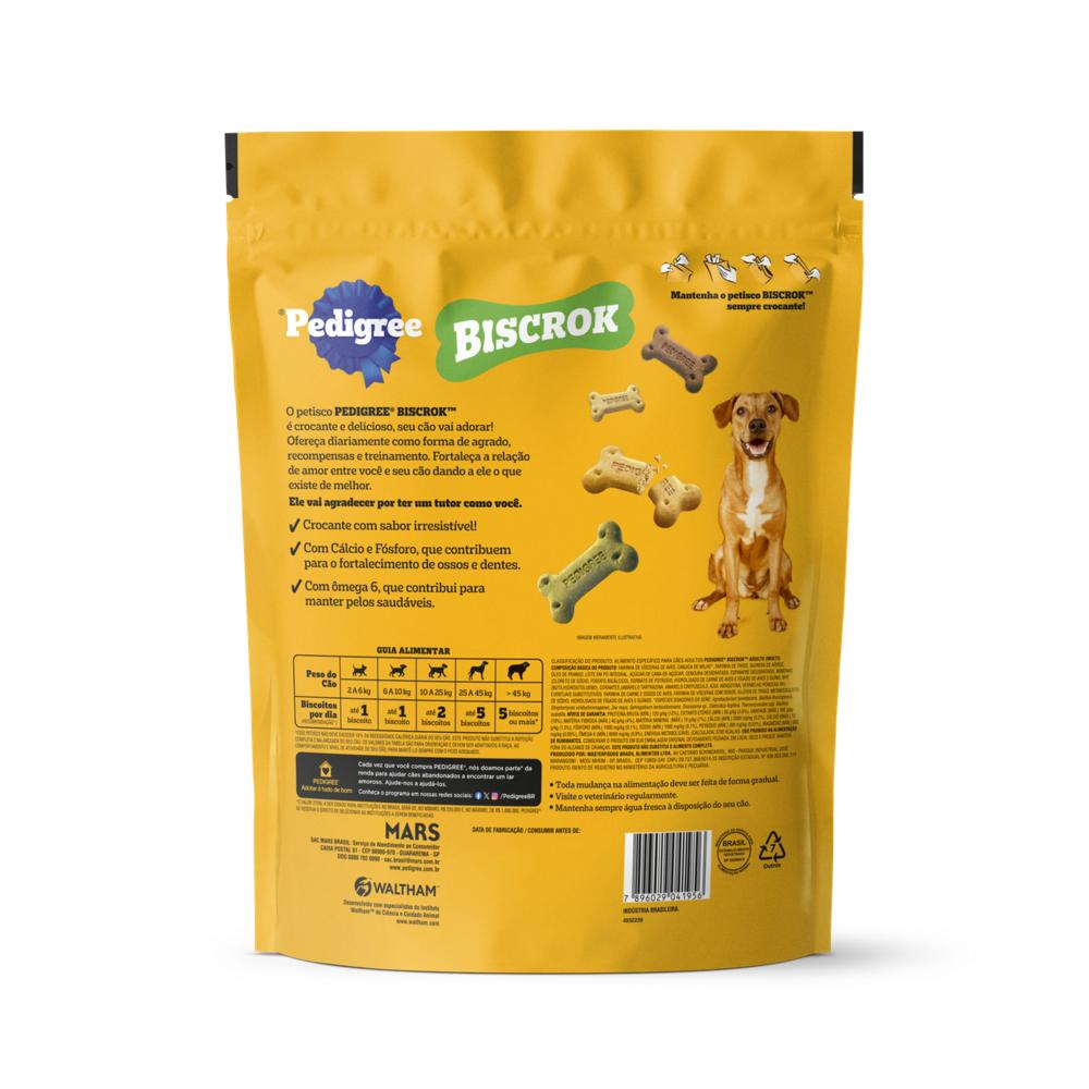 Biscoito Pedigree Biscrok Para Cães Adultos Multi 1 kg