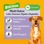 Biscoito Pedigree Biscrok Para Cães Adultos Multi 1 kg