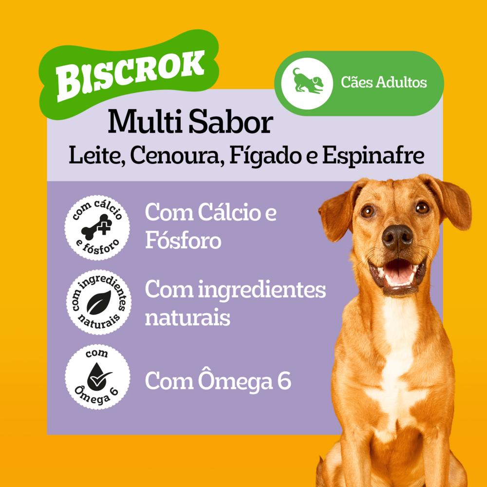 Biscoito Pedigree Biscrok Para Cães Adultos Multi 1 kg