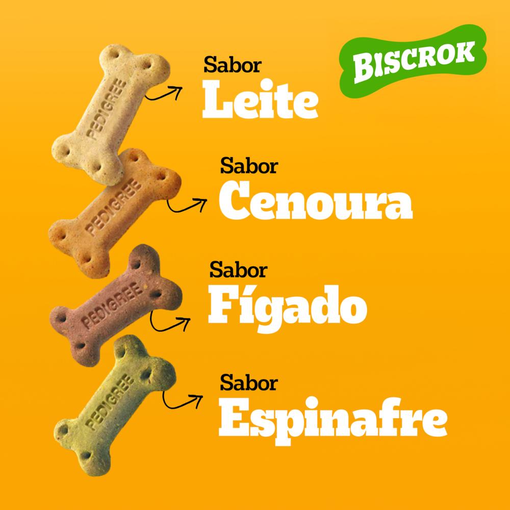 Biscoito Pedigree Biscrok Para Cães Adultos Multi 1 kg