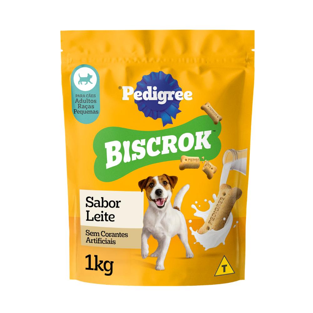 Biscoito Pedigree Biscrok Para Cães Adultos Raças Pequenas 1 kg