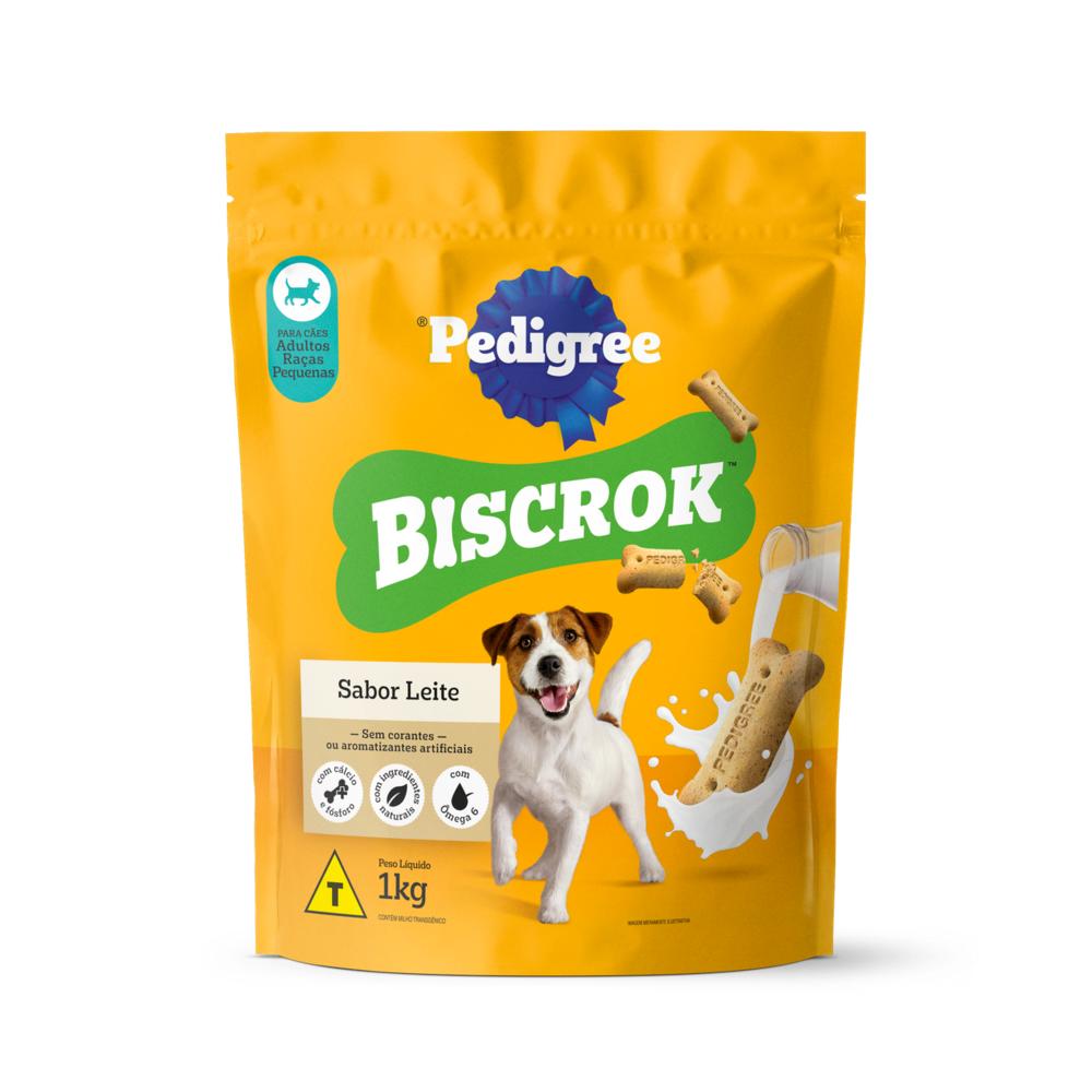 Biscoito Pedigree Biscrok Para Cães Adultos Raças Pequenas 1 kg