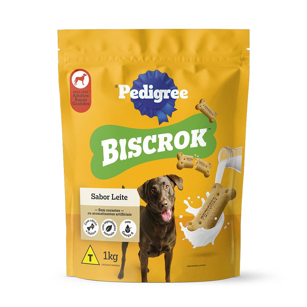 Biscoito Pedigree Biscrok Para Cães Adultos Raças Grandes 1 kg