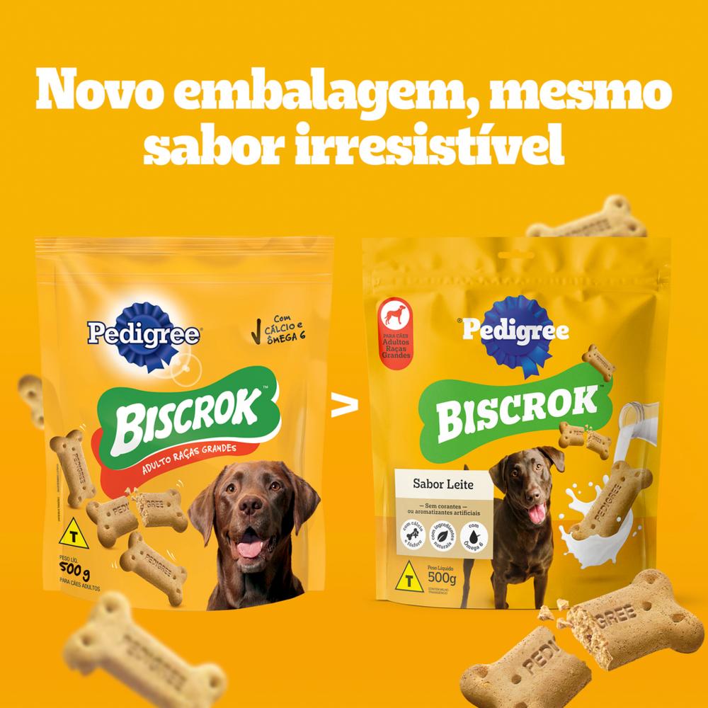 Biscoito Pedigree Biscrok Para Cães Adultos Raças Grandes 1 kg