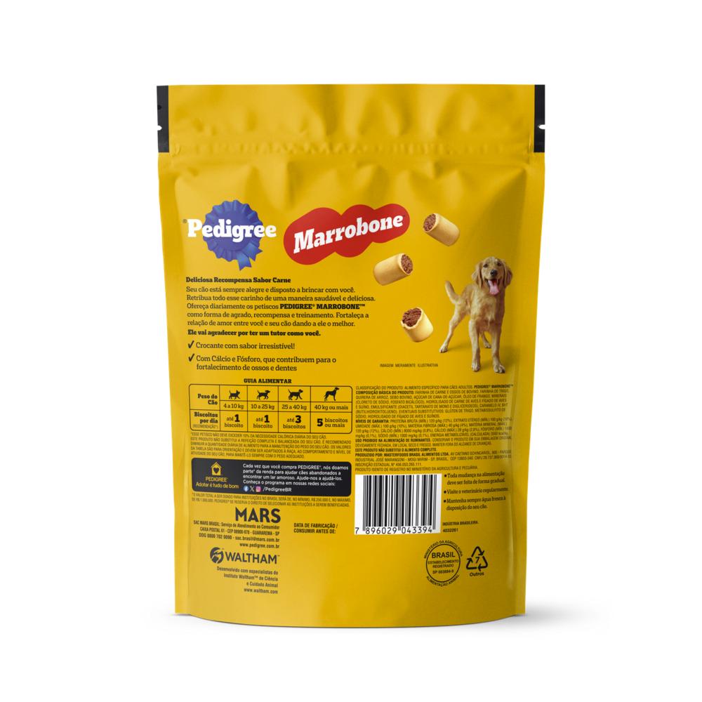 Biscoito Pedigree Marrobone Carne Para Cães Adultos 200g