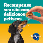 Petisco Pedigree Tasty Bites para Cães Adultos Sabor Carne Suculenta 80g