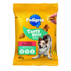 Petisco Pedigree Tasty Bites para Cães Adultos Sabor Carne Suculenta 40g