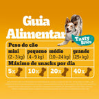 Petisco Pedigree Tasty Bites para Cães Adultos Sabor Carne Suculenta 40g