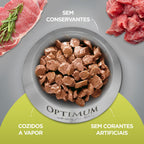 Ração Úmida Optimum Sachê para Gatos Adultos Sabor Carne 85g